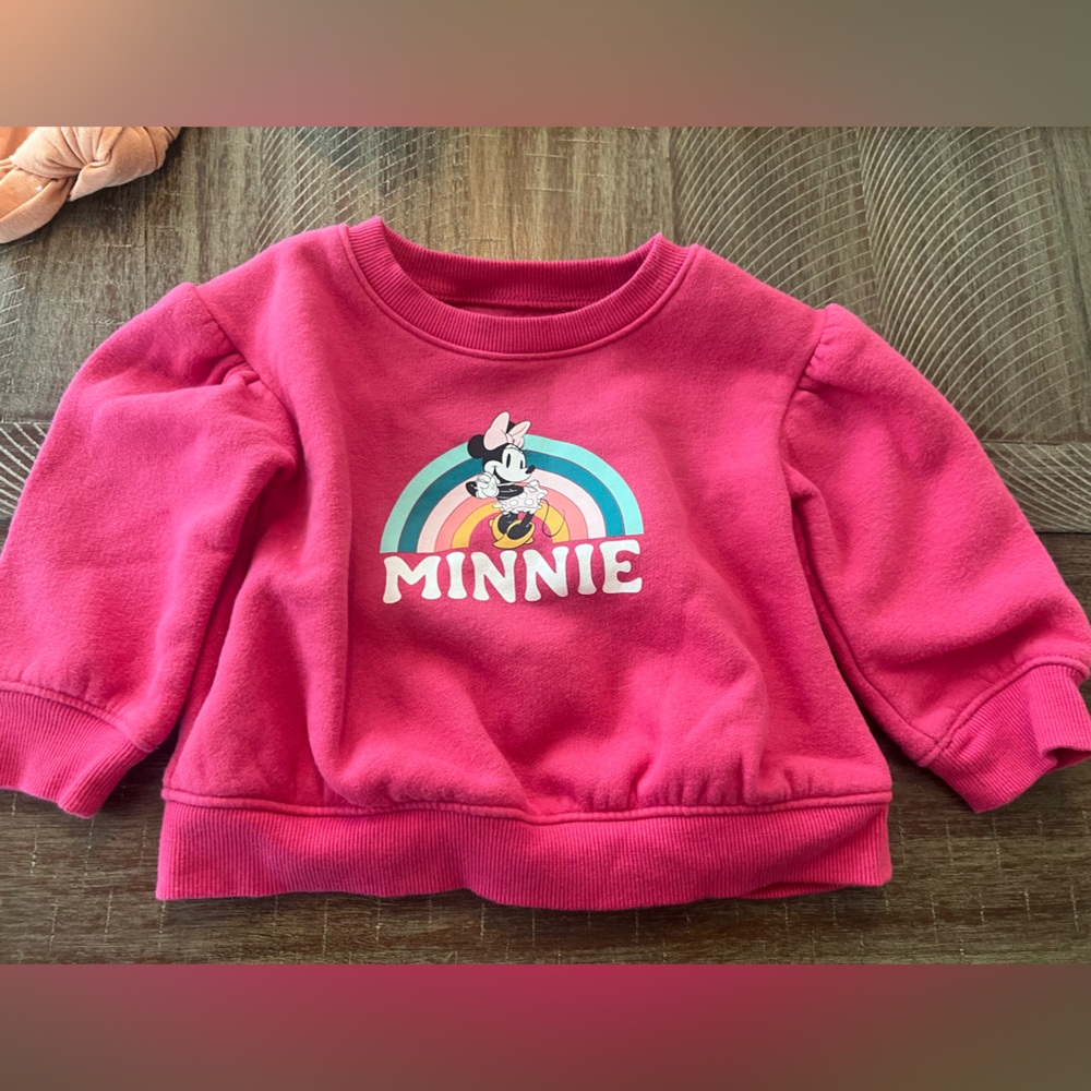 Disney jumping beans Minnie Mouse crew neck 12m
